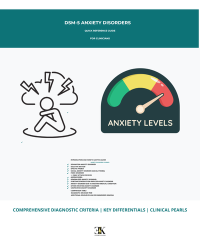 Anxiety Disorders Quick Reference Guide Elizabeth Kasujja